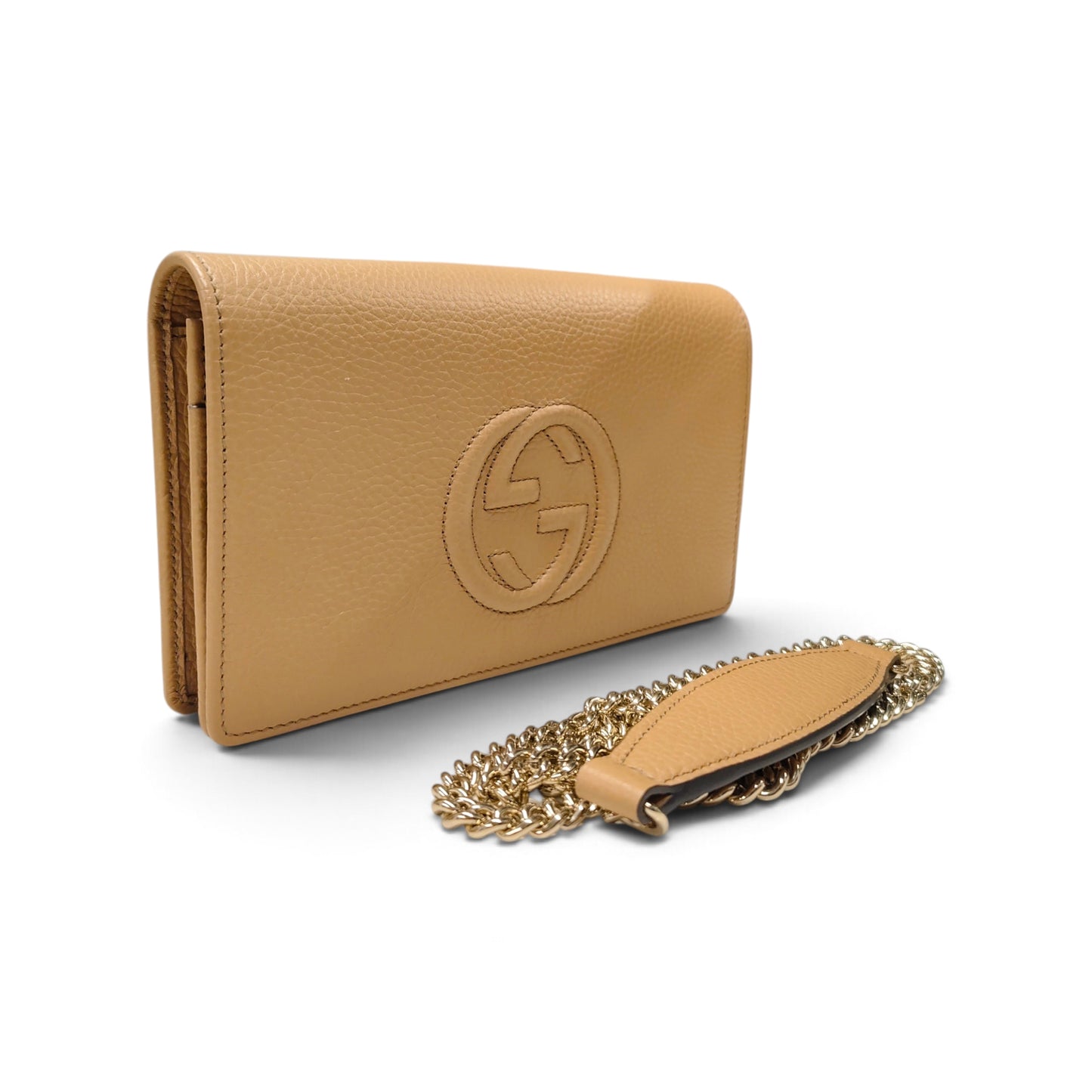 GUCCI Shoulder Bag 598211-496334 Brown Rank AB