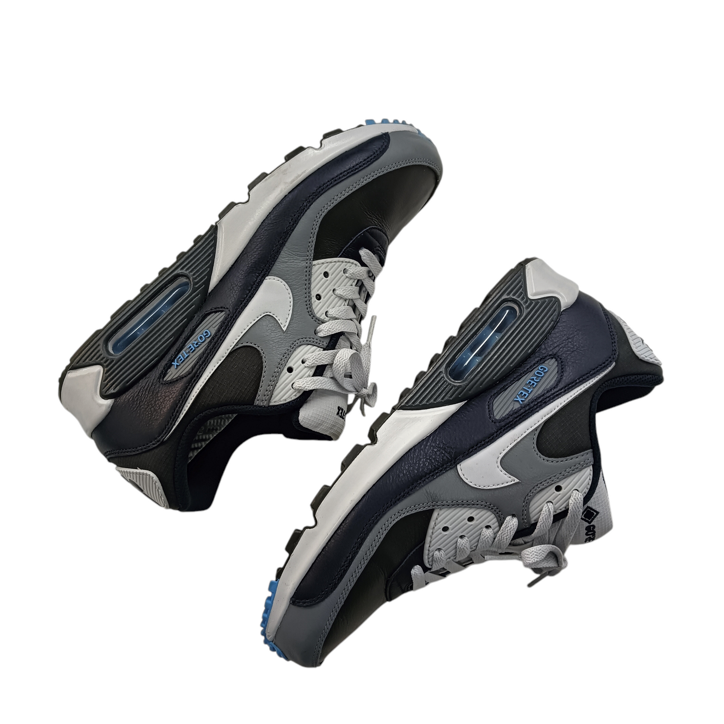 NIKE AIR MAX 90 GTX GORE-TEX DJ9779-004 Anthracite Pure platinum blue