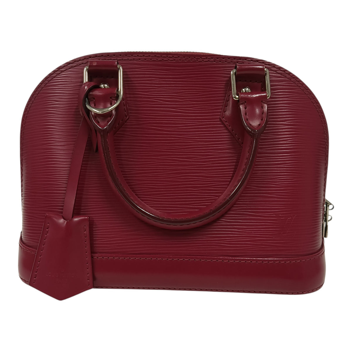 LOUIS VUITTON 2WAY Bag Epi M40851 Burgundy **Scratch MI0124 Alma BB Nano