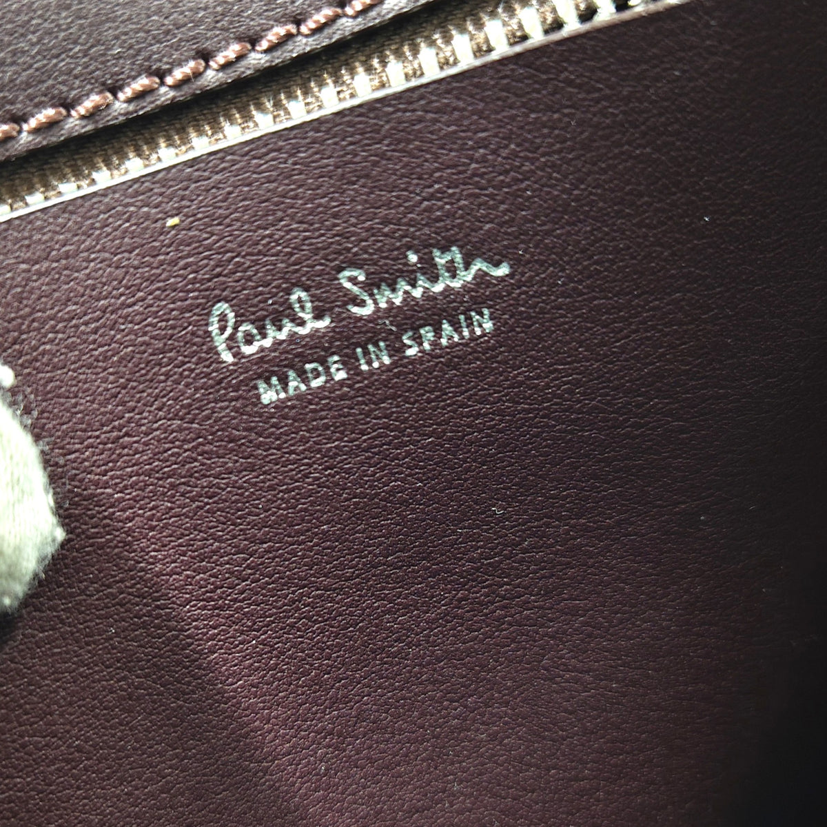 Paul Smith Shoulder Bag W1A-7977-NPLET Purple Burgundy Rank A