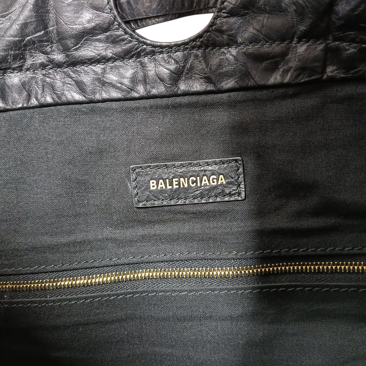 BALENCIAGA Chain Tote Bag 742941 Black