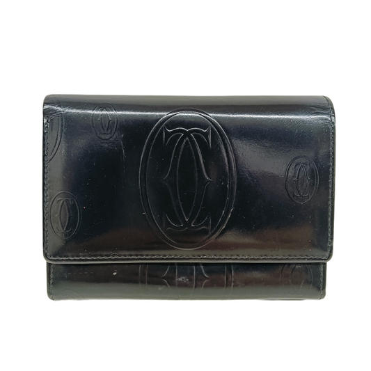 CARTIER Wallet Black Stain
