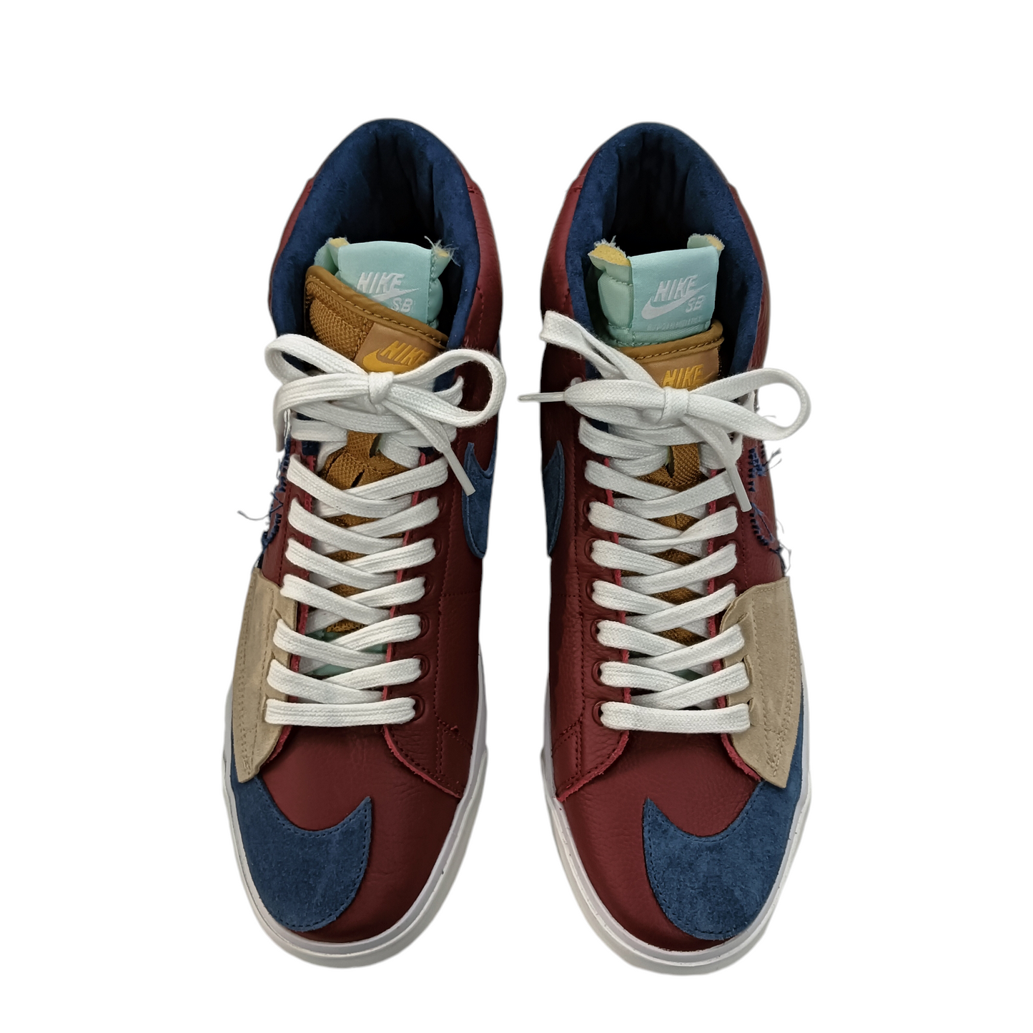 NIKE SB ZOOM BLAZER MID EDGE L Size 43.5 Red/navy /rosee/marine DA2189 600