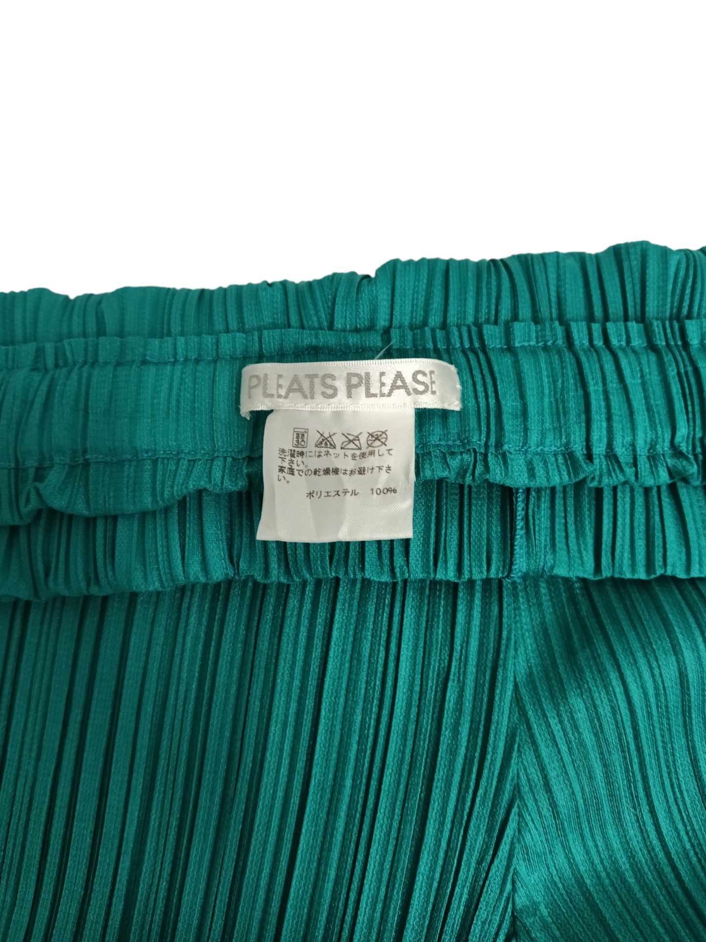 PLEATS PLEASE PANTS SIZE M LADY'S GREEN PP61-JF902