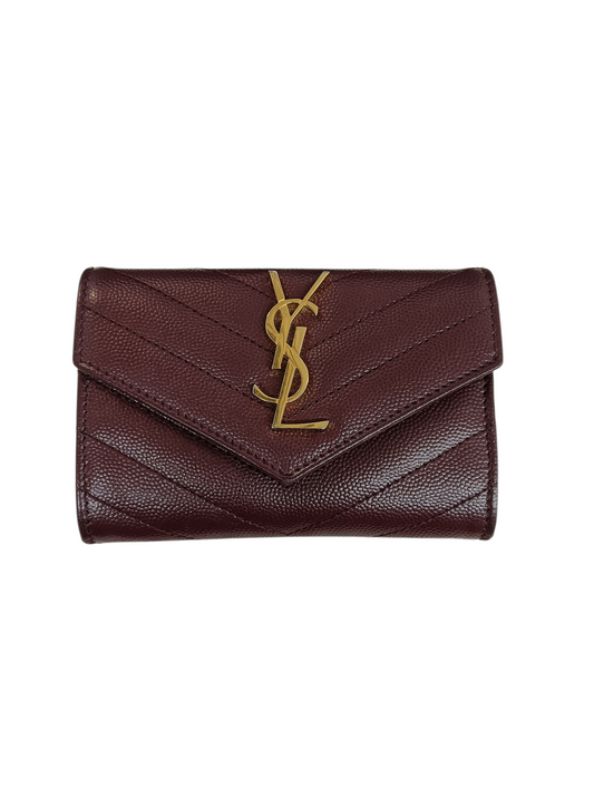 Saint Laurent Paris Wallet YBL414404-1021 Red Wine