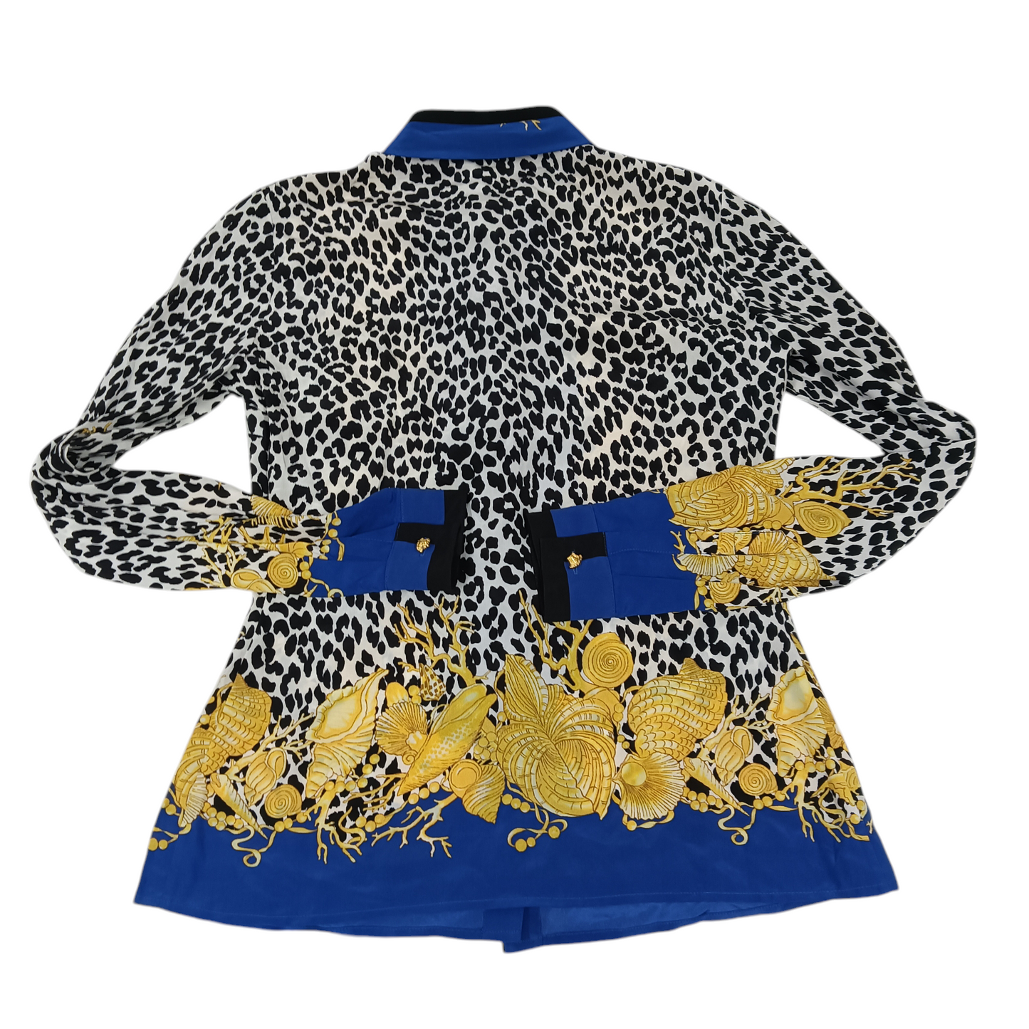 VERSACE Blouse Size 38 Lady 's Unused Item A63496 Silk