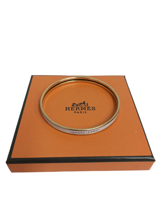 HERMES BANGLE PINK GOLD F1 0207