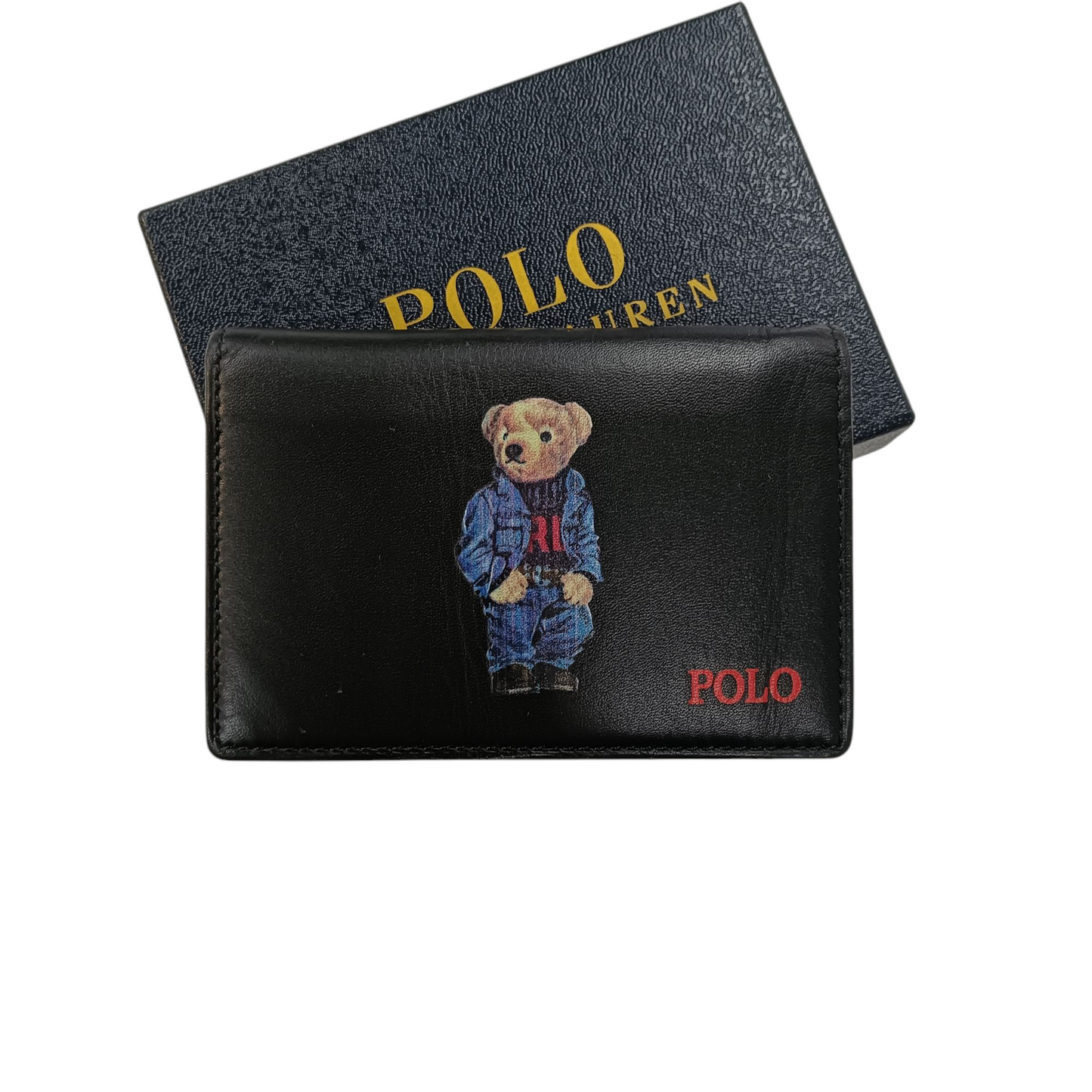 RALPH LAUREN Card Case Black P-PB623-05