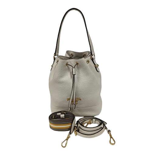 PRADA 3Way Bag White 31D 1BE018
