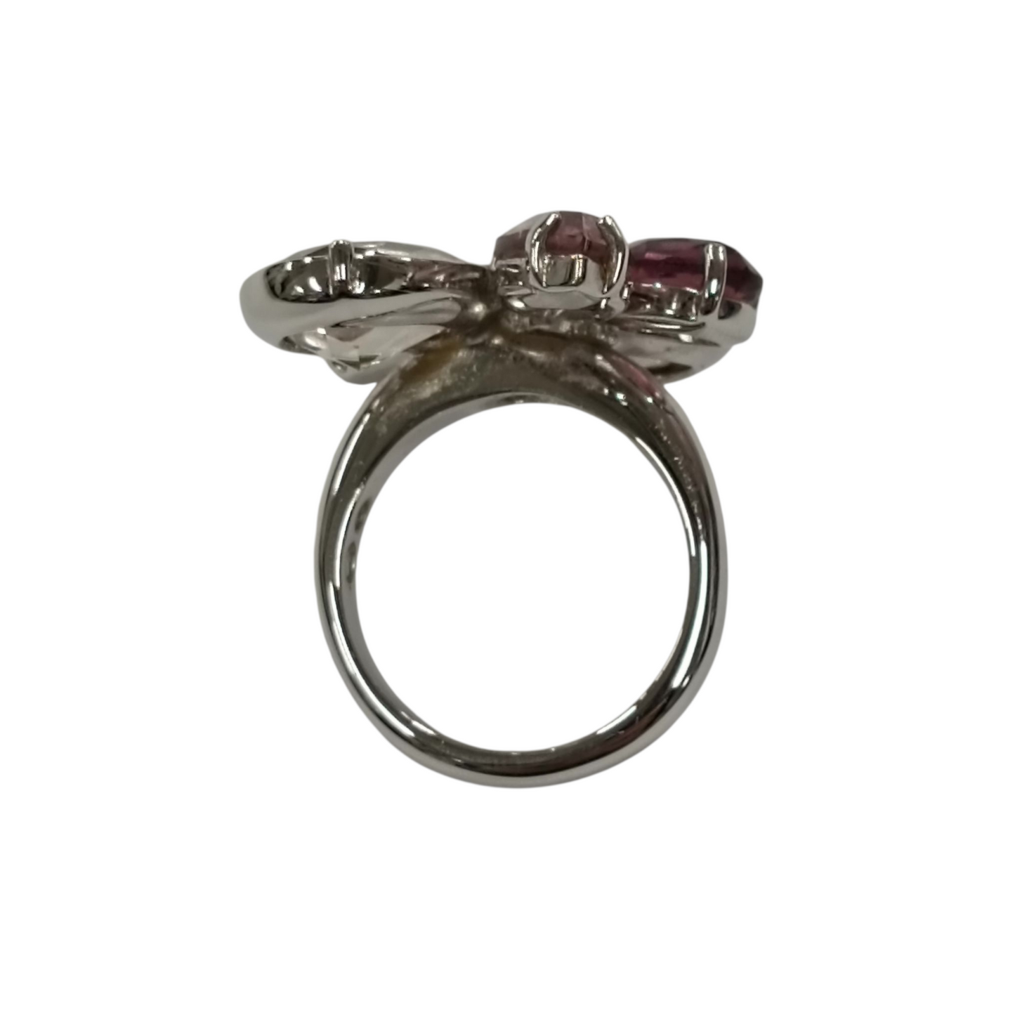 Swarovski Ring Purple/Silver Size 58