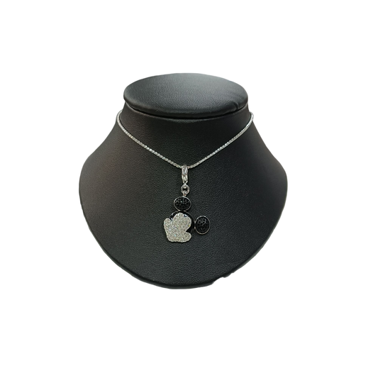 SWAROVSKI Necklace Black/Silver Disney