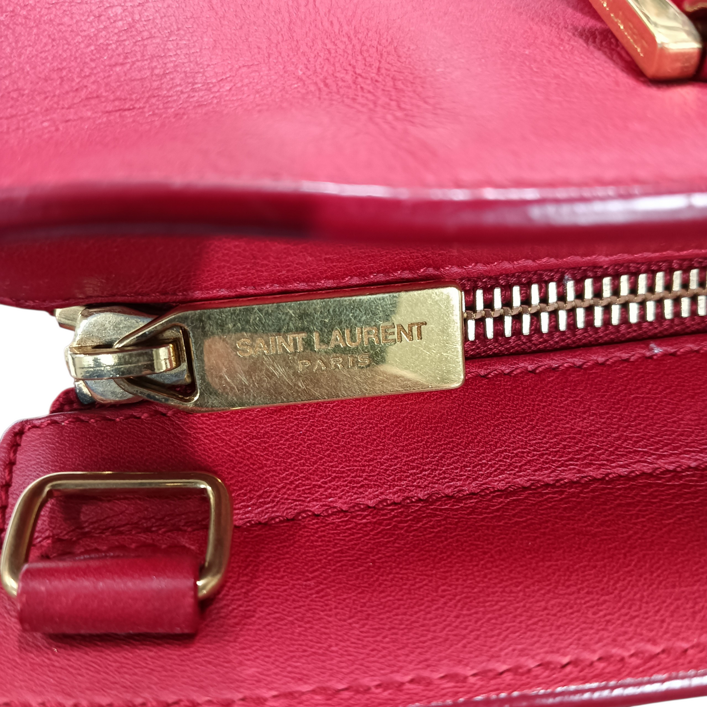 Yves Saint Laurent 2WAY Bag Petit Cabas Y Line 311210 Reb Stain/Scratch