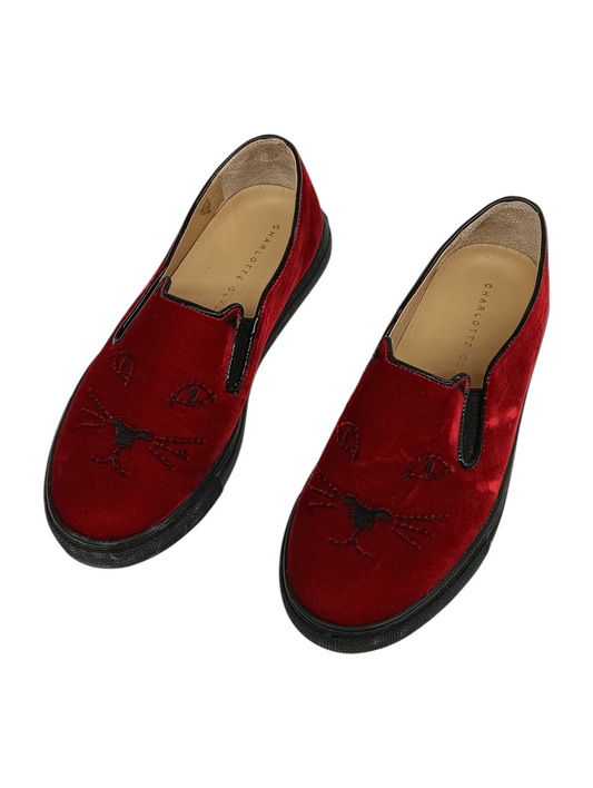 CHARLOTTE OLYMPIA Slip-on size 35 Lady's Red
