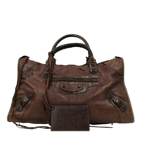 BALENCIAGA Handbag 132110 Brown **Stain/Scratch/Damage