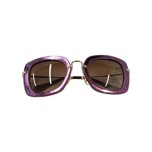 MIU MIU Sunglasses SMU070 Purple Scratch Rank B