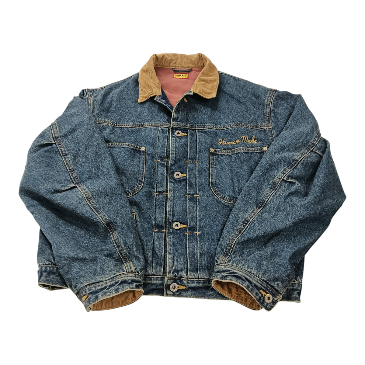 HUMAN MADE Denim Jacket SIZE L Mens Indigo HM31JK018