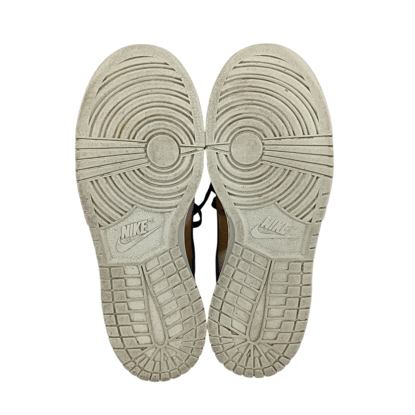 NIKE Sneaker 24cm DM1051-400 Lady's Navy/Orange Dunk Low Graffiti