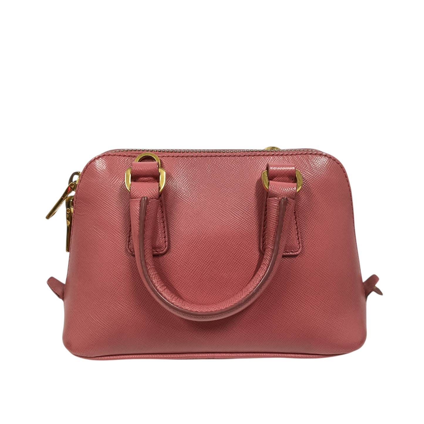 PRADA 2WAY Bag BL0851 Shocking Pink Scratch/Stain/Damage
