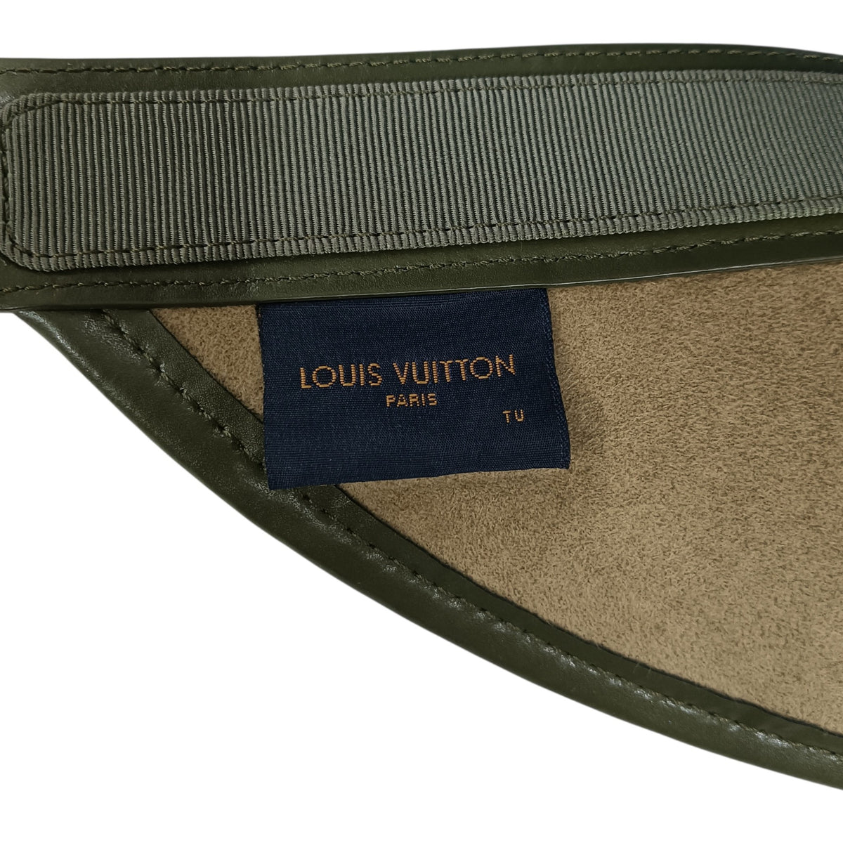 LOUIS VUITTON Strawgram Visor M73354 Brown CX0198