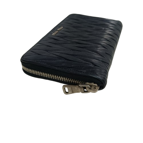 MIU MIU Wallet Navy **Scratch