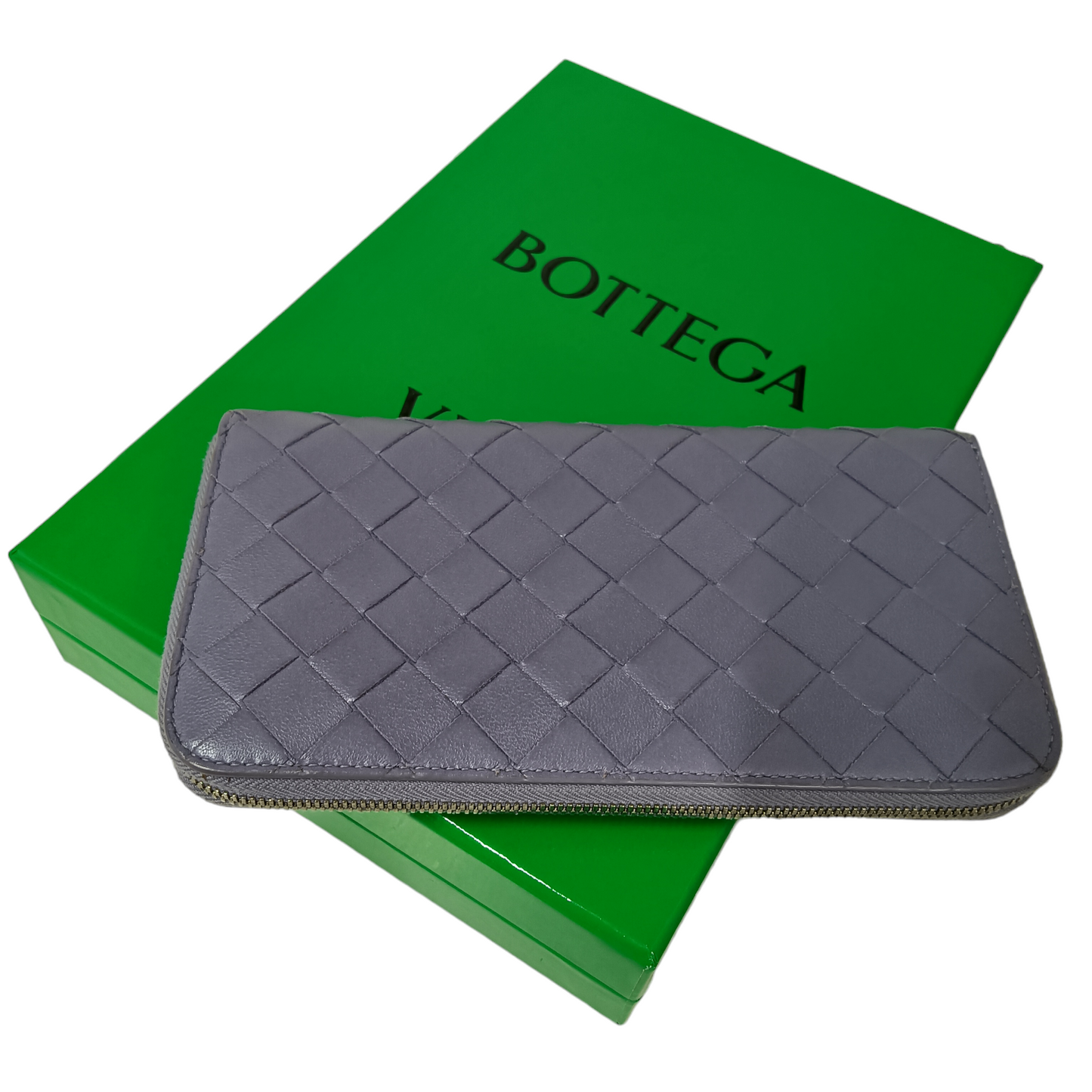 BOTTEGA VENETA Long Wallet Purple Stain P01867254A