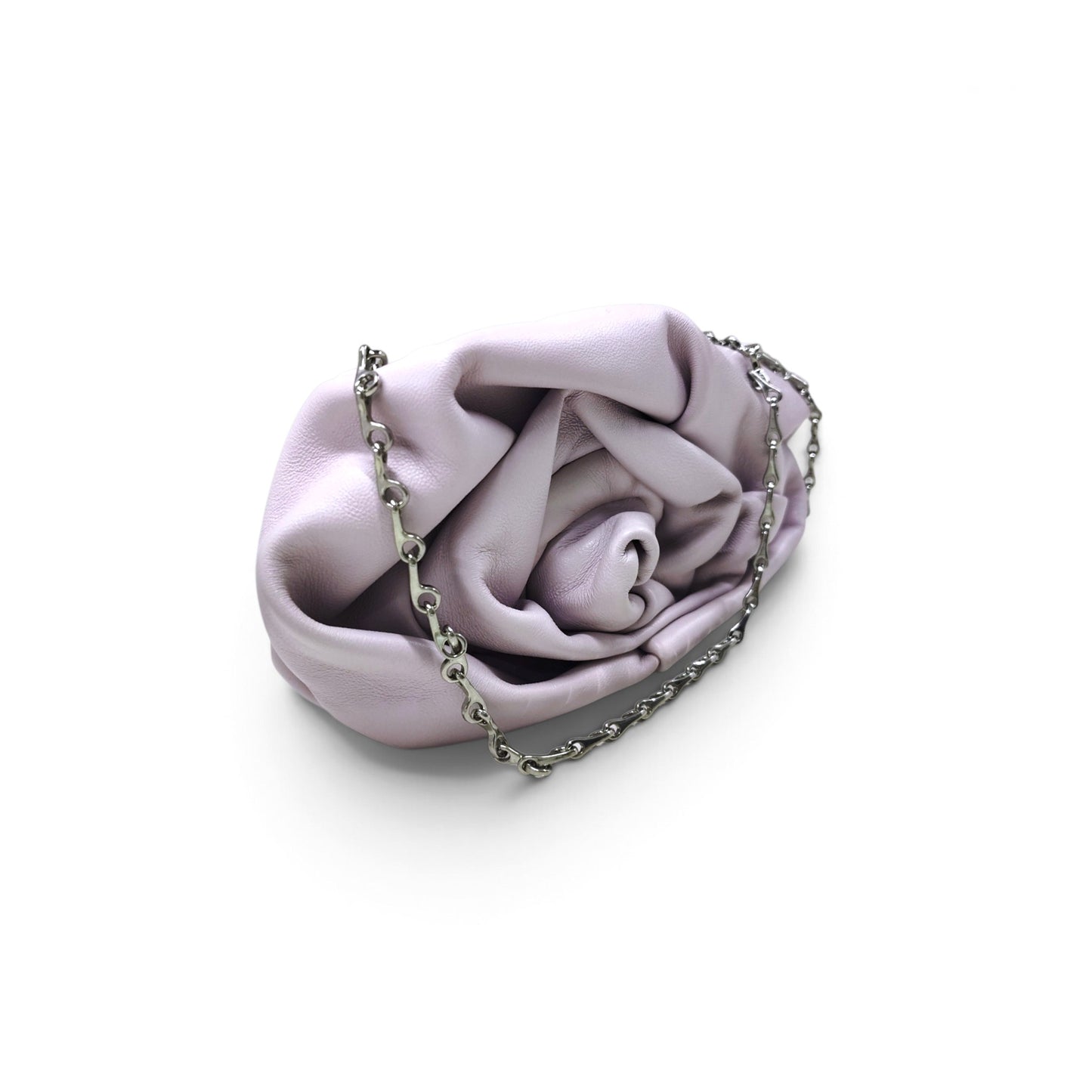 BURBERRY Clutch Bag Purple 80791861 Rank B