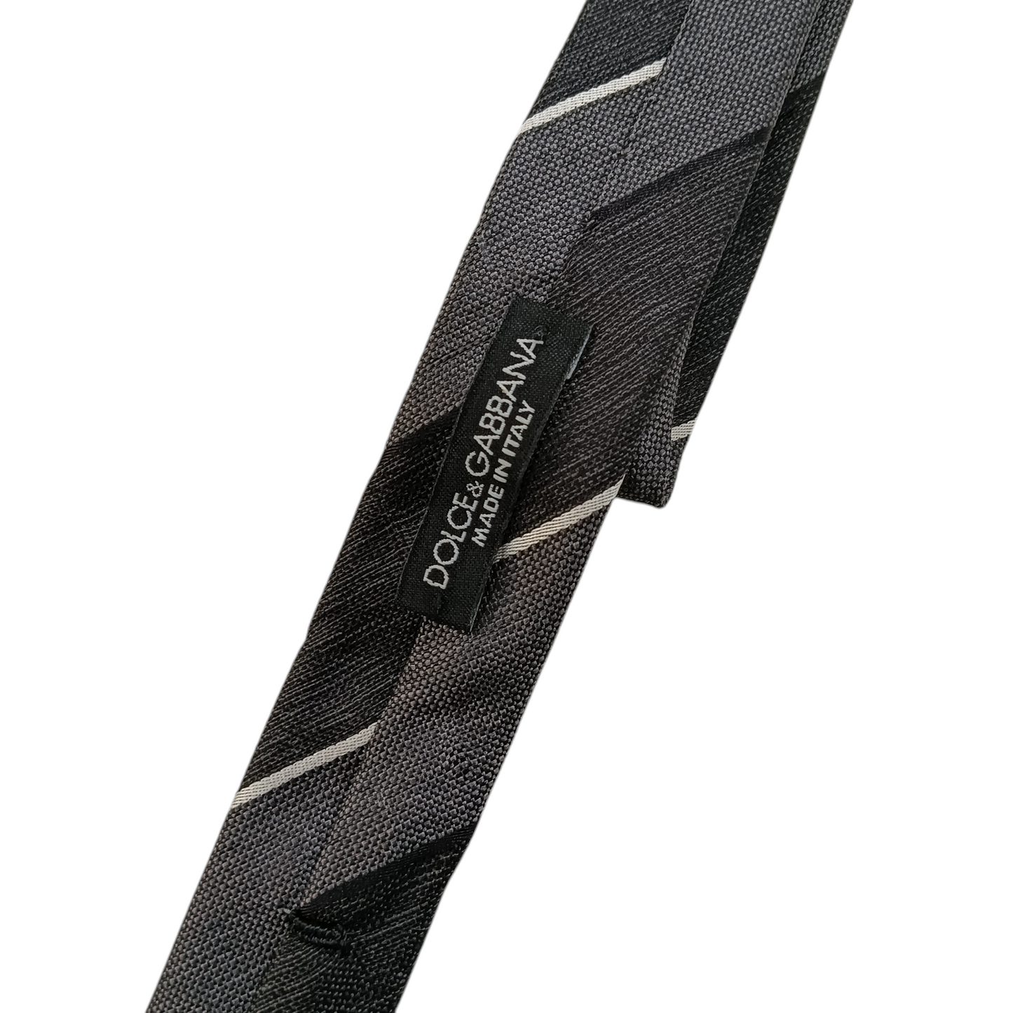 DOLCE & GABBANA NECKTIE GRAY