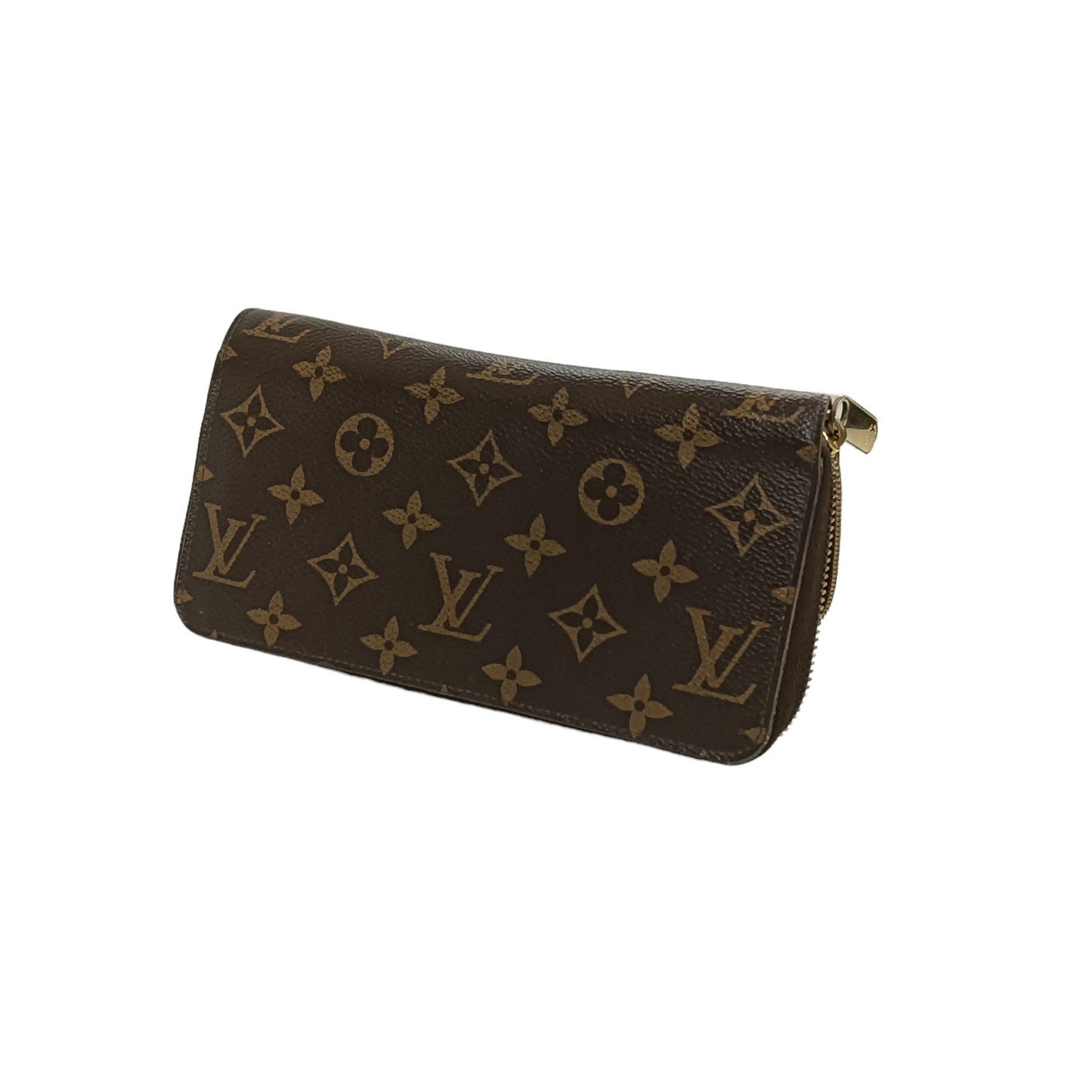 LOUIS VUITTON LONG WALLET MONOGRAM M41896 BROWN KM01