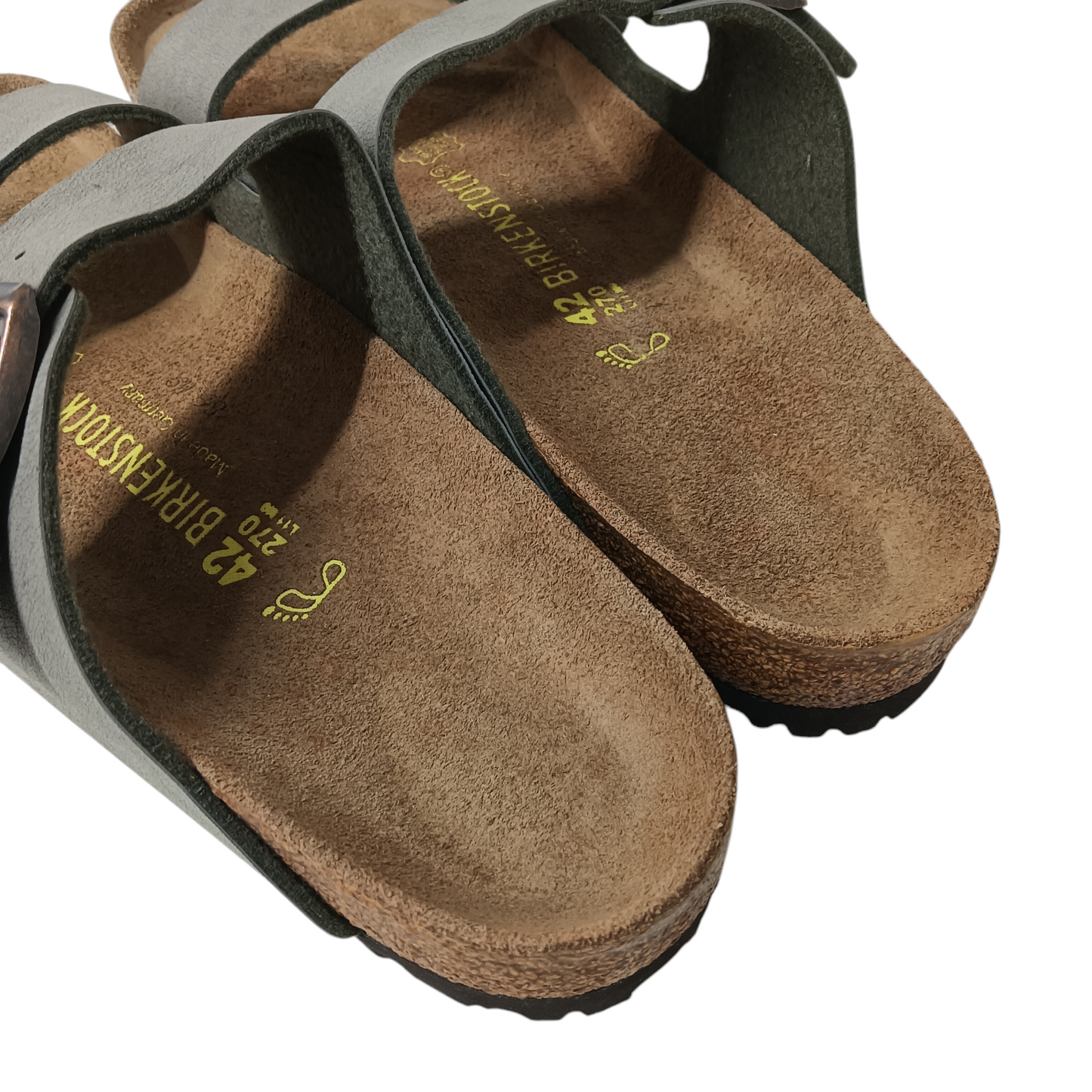 BIRKENSTOCK Sandal 27cm Mens Gray/Brown Rank A 0151211