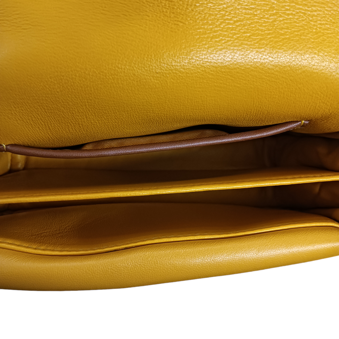 COACH 2WAY BAG C3880 Yellow *Scratch Rank B