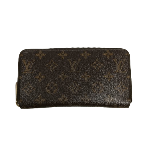 LOUIS VUITTON Long Wallet Monogram M60017 Brown **Scratch