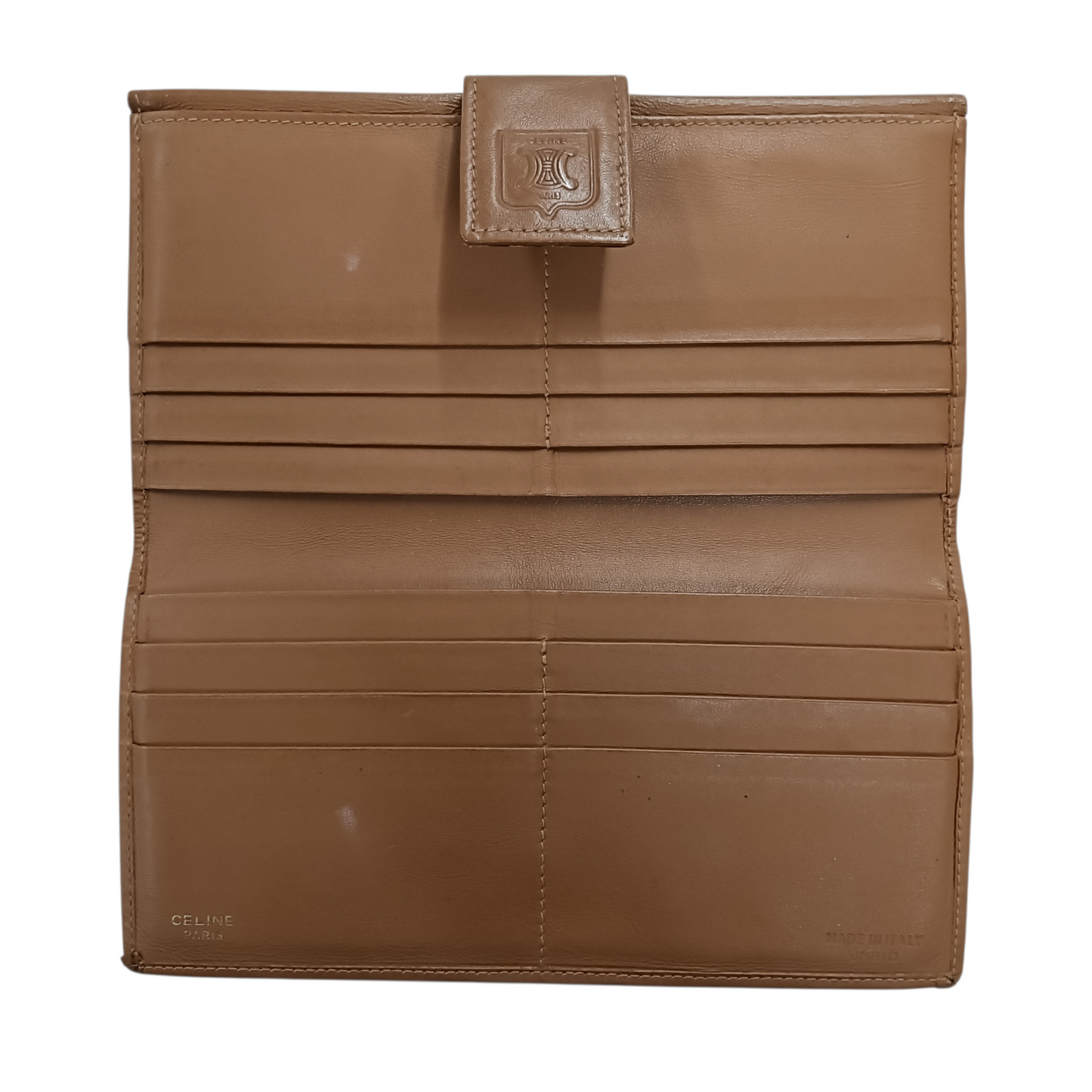 CELINE Wallet PVC Macadam Brown JMB10