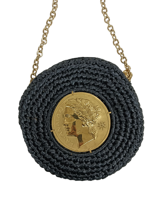 DOLCE & GABBANA Shoulder Bag Black/Gold