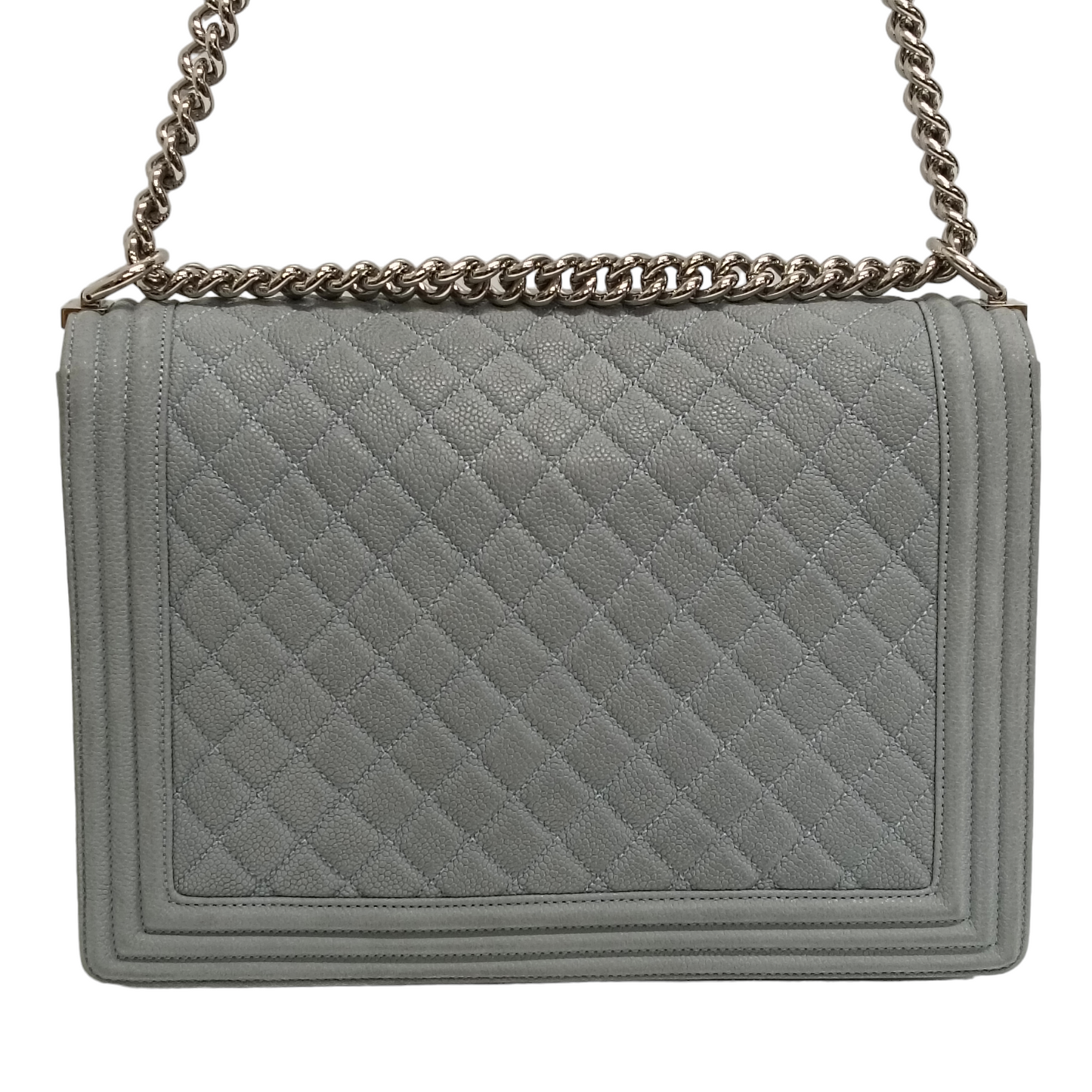 CHANEL Shoulder Bag BOY CHANEL 30 Gray 17633994 Cavier