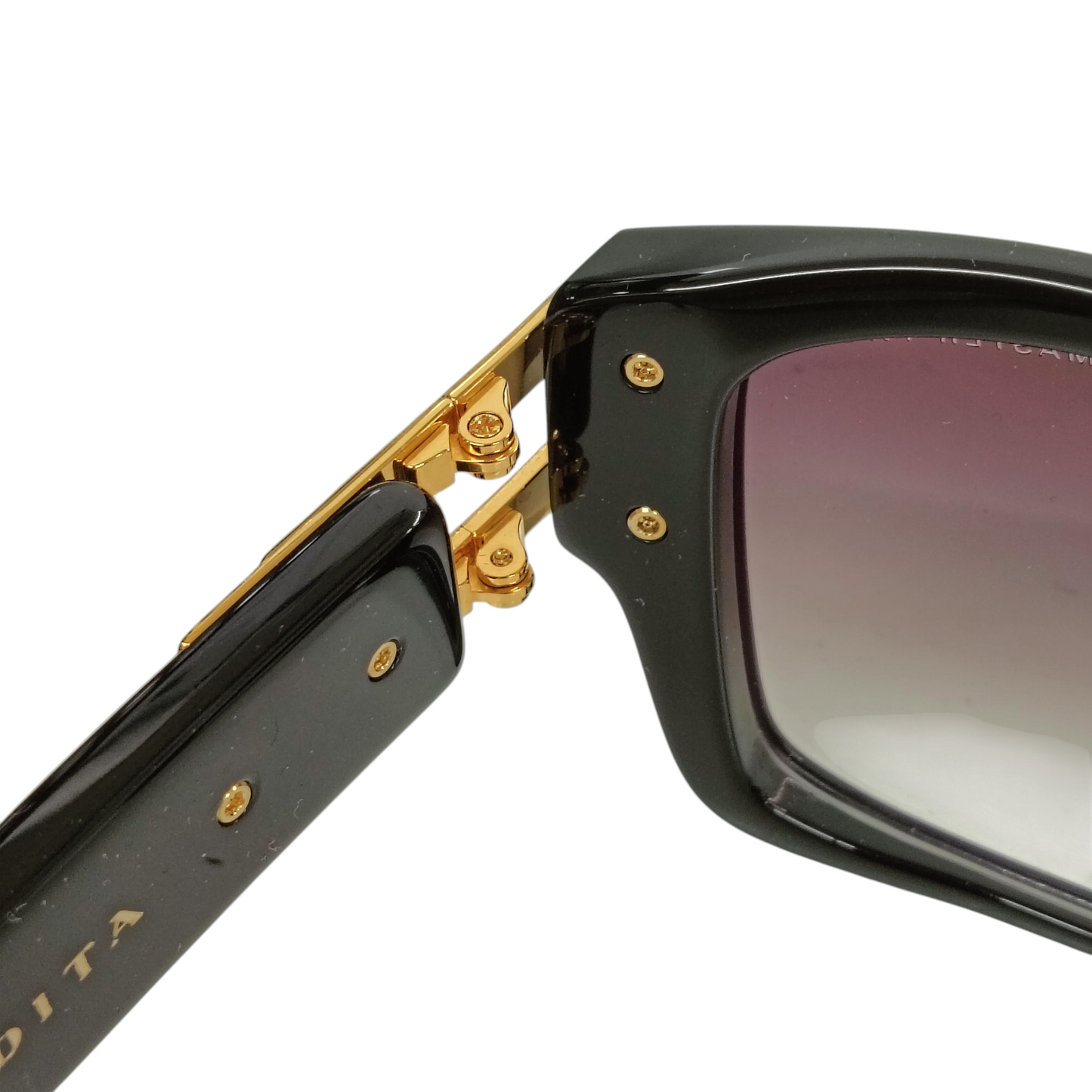 DITA Sunglasses DTS402-A-01 Rank(AB) Black/Gold 10years Limited Edition