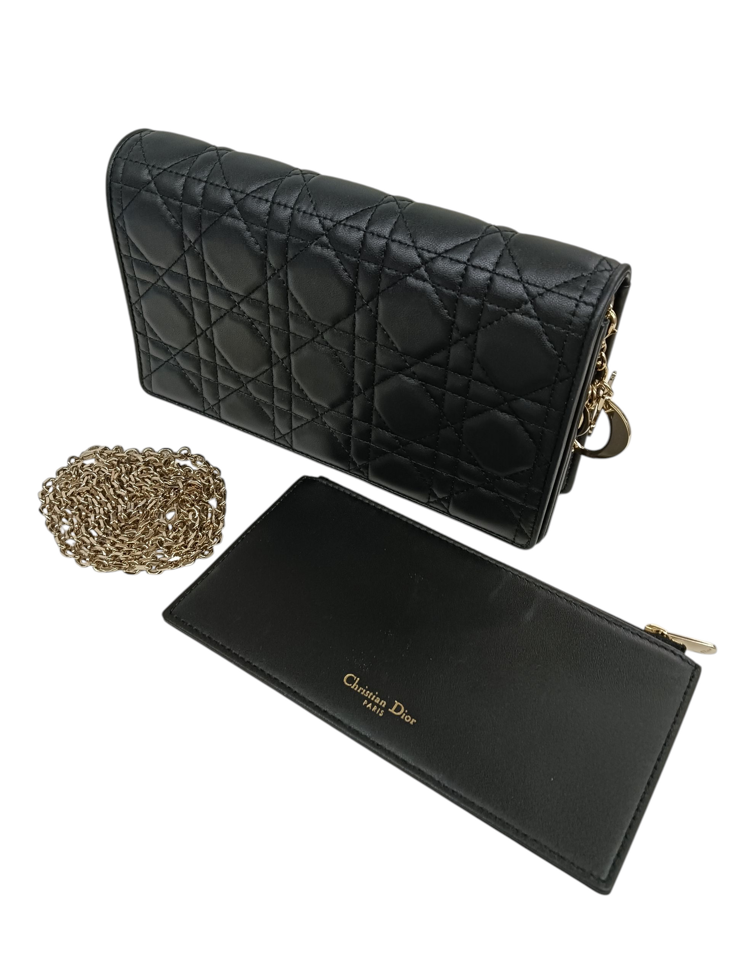 CHRISTIAN DIOR Shoulder Bag 48-MA-2032 Black