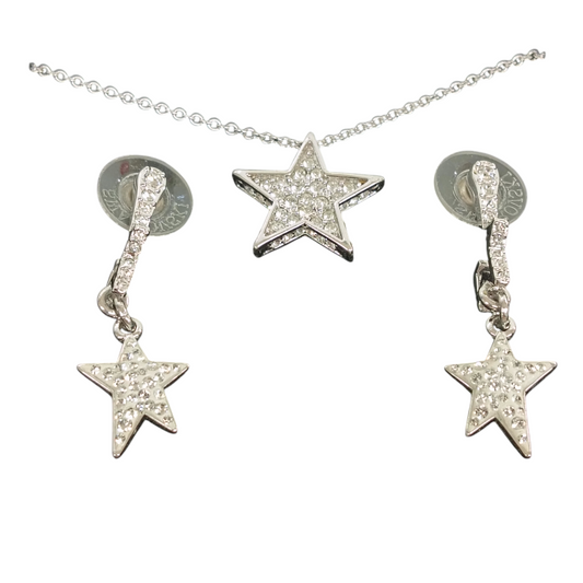 SWAROVSKI Necklace Rank (B) Silver Star Set