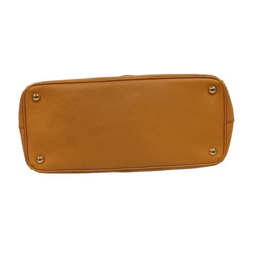 PRADA 2WAY Bag 1BA863 Mustard ***Damage