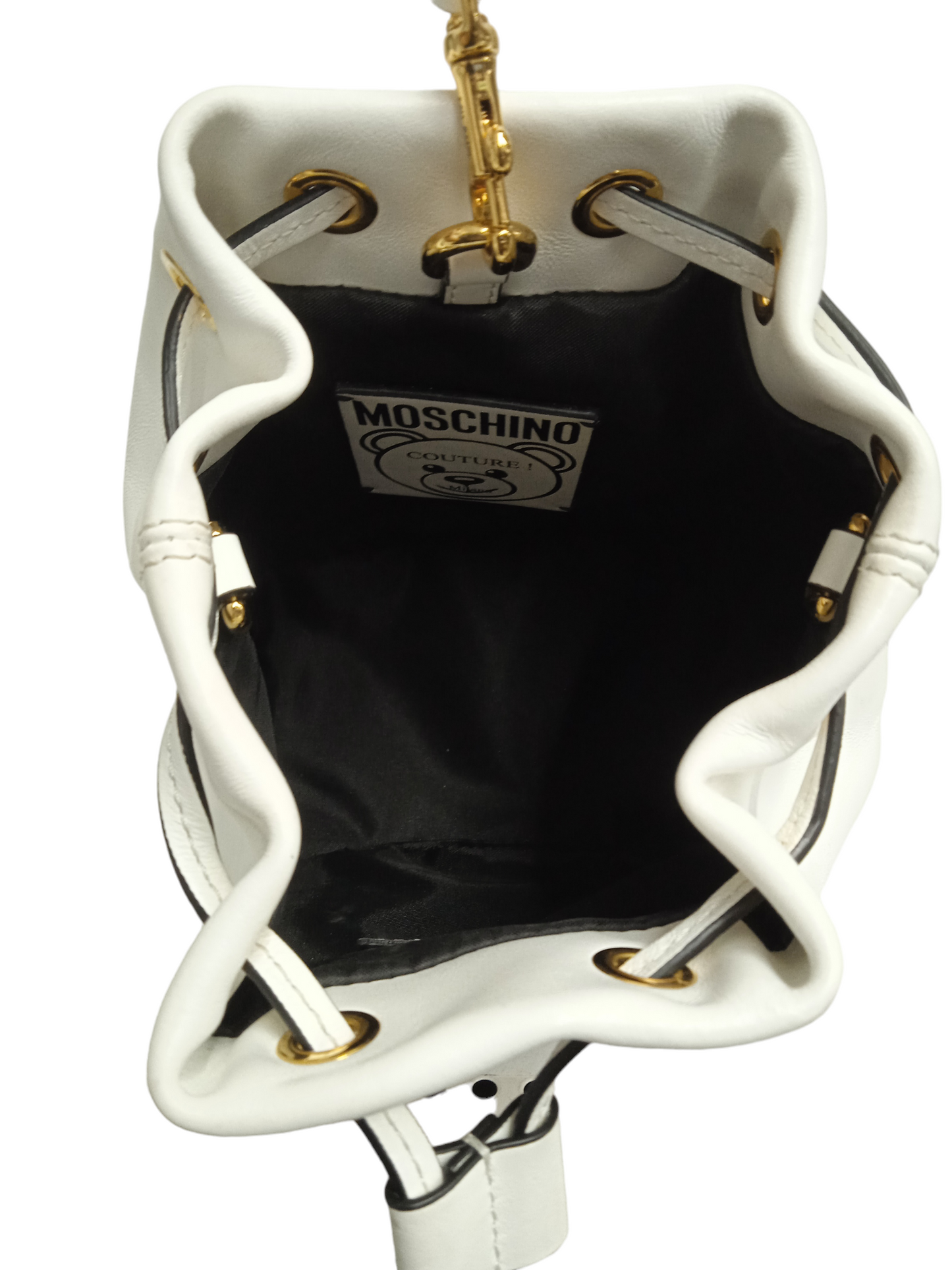 MOSCHINO SHOULDER BAG WHITE RANK (A)