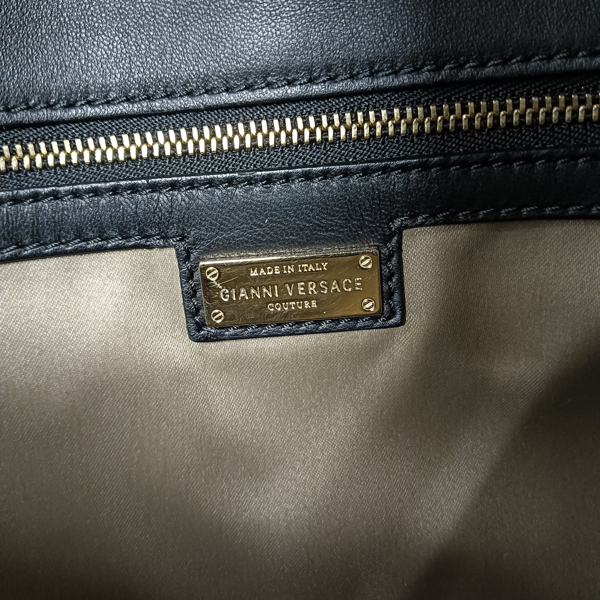 GIANNI VERSACE COUTURE Shoulder Bag Black