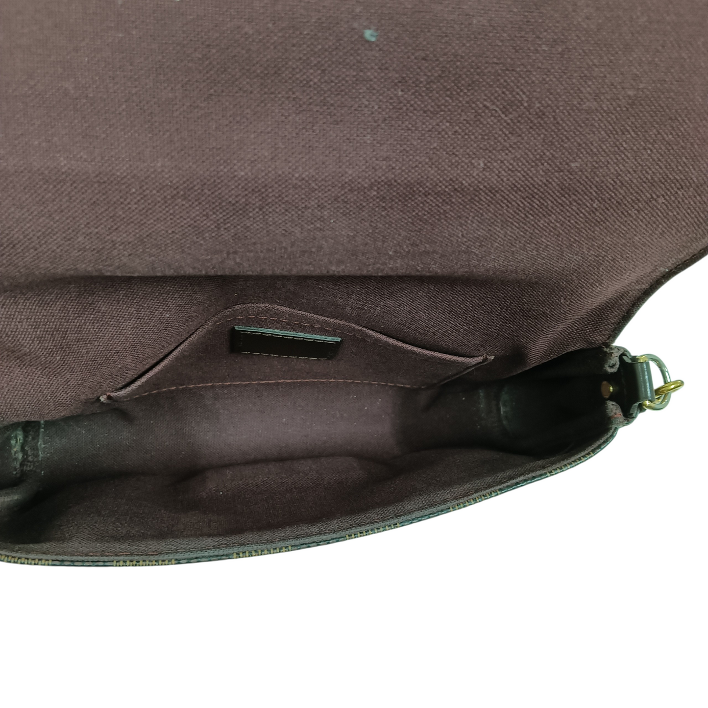 LOUIS VUITTON Shoulder Bag Damier N41129 Brown Scratch