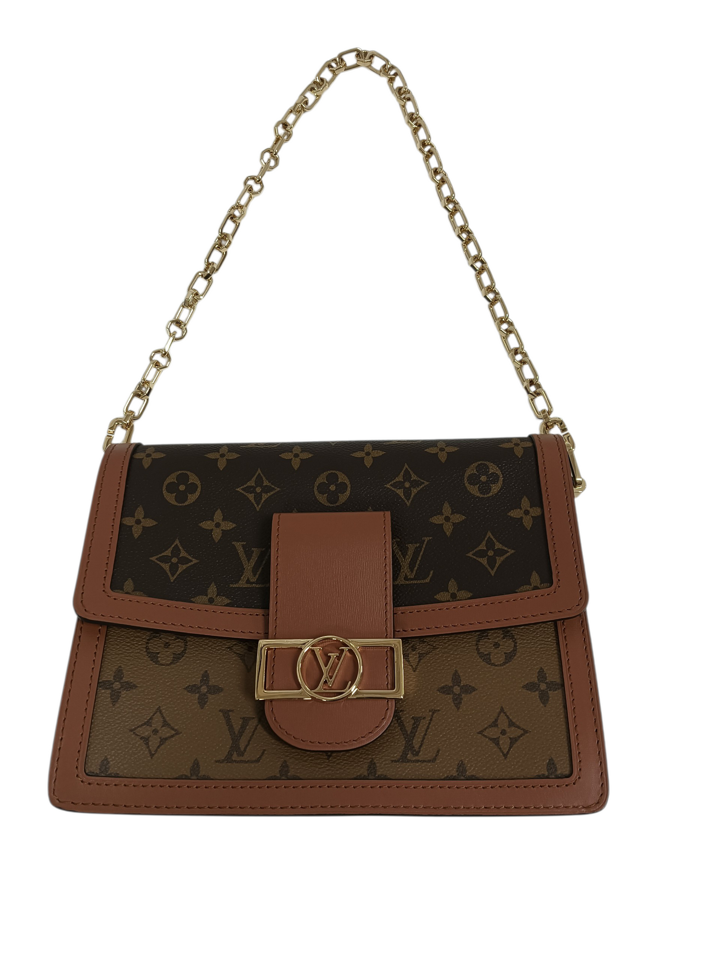 LOUIS VUITTON Dauphine MM Monogram Brow Small