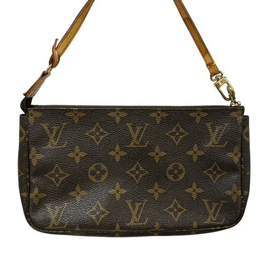 LOUIS VUITTON HANDBAG Monogram M51980 Rank C Brown *Handle Damage* AR0948