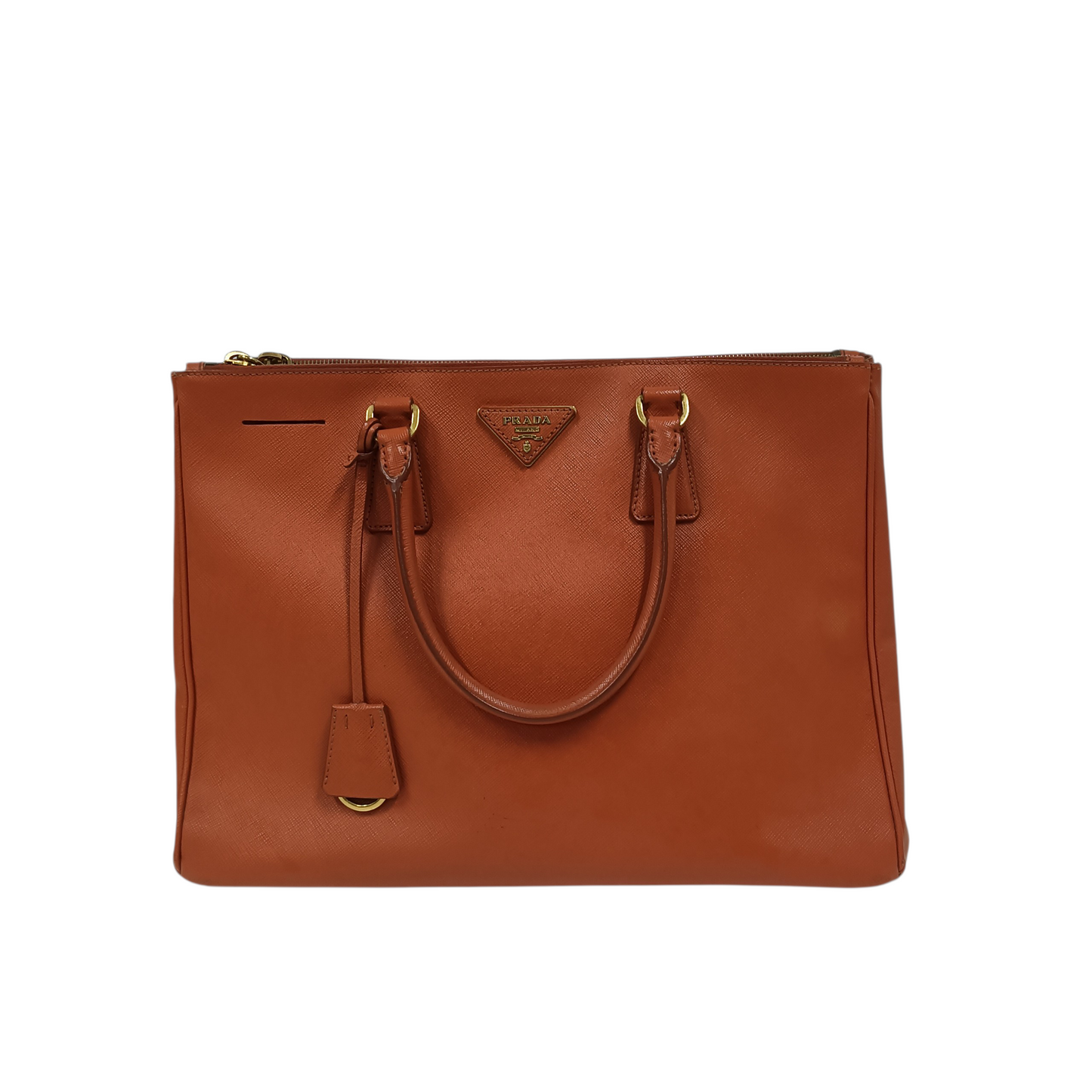 PRADA Handbag Orange Stain