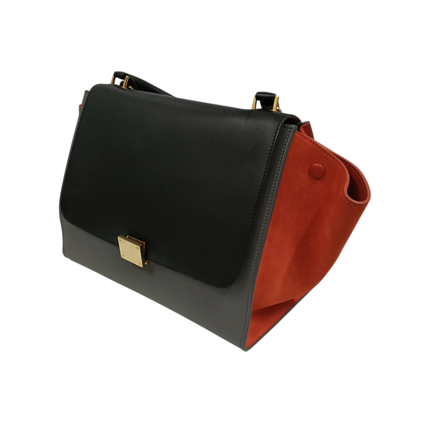 Celine 2Way Bag Trapeze Medium F-CE-0163 Rank (B)