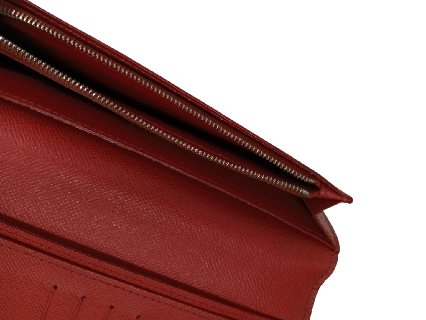LOUIS VUITTON WALLET Taiga M63434 RANK(AB) NAVY/RED