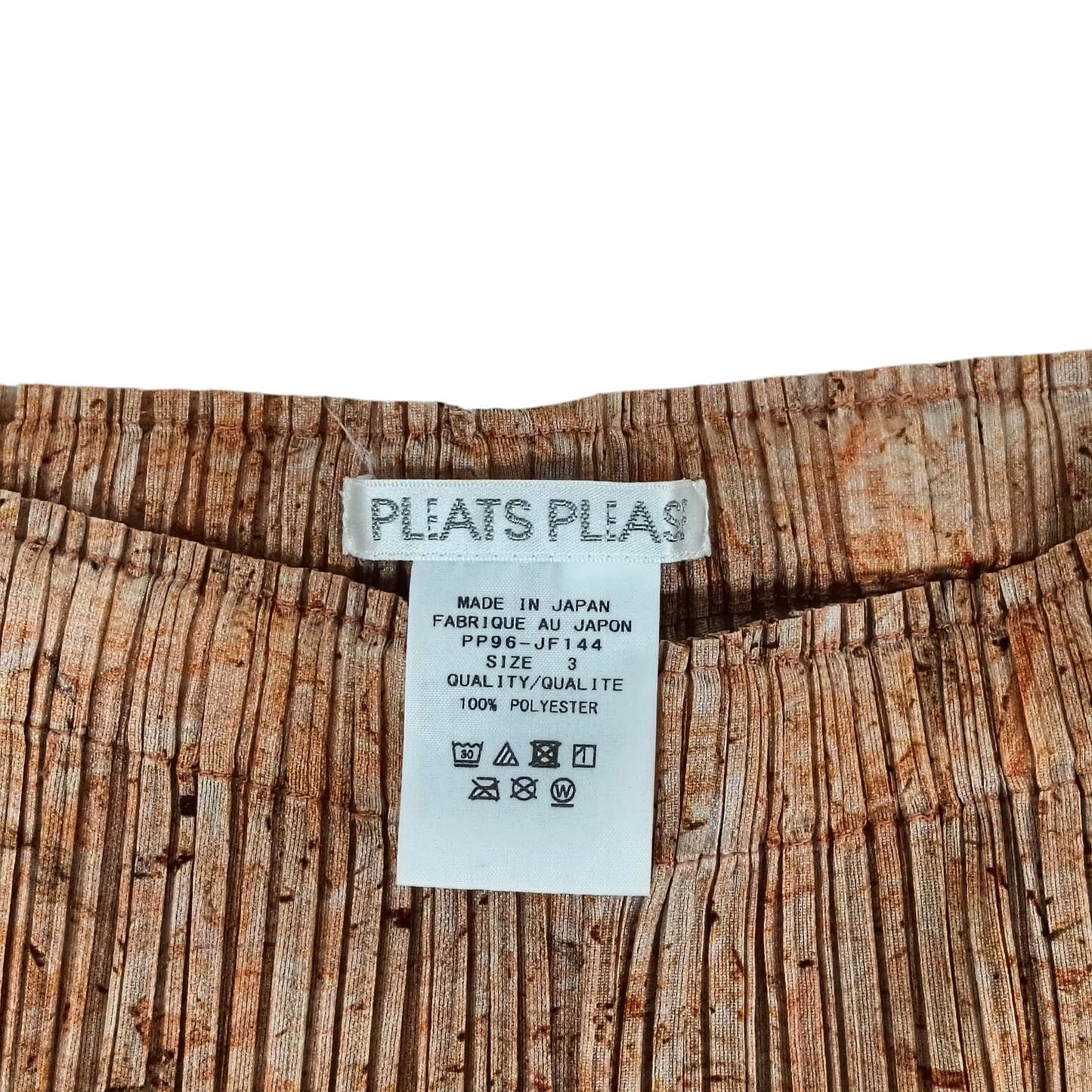 PLEATS PLEASE Pants SIZE 3 Lady's Brown PP96-JF144