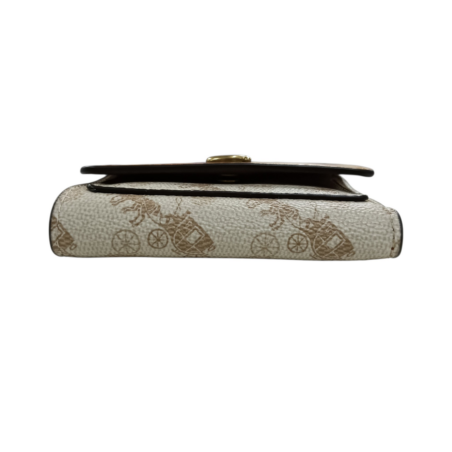 COACH Wallet Brown/Ivory CAT57