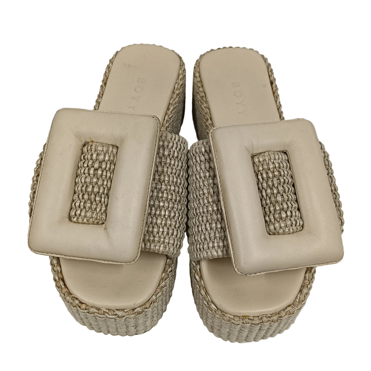 BOYY Sandal 38 Lady's Beige **Stain