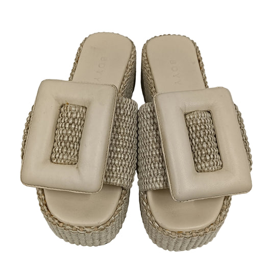 BOYY Sandal 38 Lady's Beige **Stain